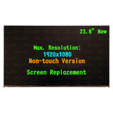 Replacement For Dell Lcd Screen Display 23.8" Aio J1J7R 0J1J7R Lm238Wf2-Ssk1 New