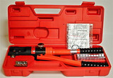 Hydraulic Crimping Tool Kit 12 T Cable Crimper Dies Wire Terminal Crimp Lug Set