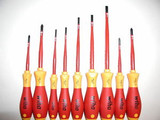 Wiha 9 Pc. SlimLine Insulated Screwdriver Set 32046A