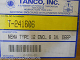 TANCO INC. T-241606 NEMA 12 ENCLOSURE  SCREW HINGE COVER