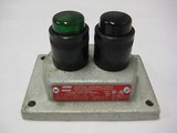 Crouse Hinds DSD947 j3 j6 Double Pilot Lights Explosion proof Cover Assembly
