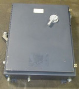 WIEGMANN 30 X 24 X 6 ELECTRIC ENCLOSURE W/ 100A FUSIBLE SAFETY DISCONNECT