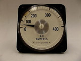 A134SW AB-30 General Electric AC 0 to 400 Amperes Panel Board Ammeter