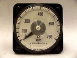 309-16 AB-40S General Electric AC 0 to 750 V Panel Board VOLTMETER