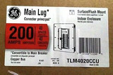 Ge Main Lug Load Center Tlm4020Ccu 200A Indoor Copper Bus Single Phase 3 Wire