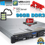 Dell Poweredge R620 2X E5-2650V2 2.60Ghz 16-Cores 96Gb Ddr3 H710  1.2Tb Sas 10K