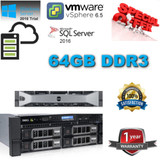 Dell Poweredge R520 Dual Xeon E5-2440 2.90Ghz Turbo 12C 64Gb Ddr3 12Tb Sas 3.5"