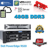 Dell Poweredge R520 2X E5-2470V2 2.40Ghz 20-Core 48Gb Ddr3 12Tb Sas 7.2K H710 Uk