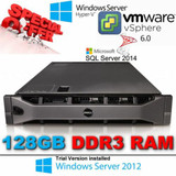 Dell Poweredge R810 2X E7-4870 2.40Ghz 10-Core 128Gb Ram 2X 600Gb Sas Perc H700