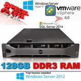 Dell Poweredge R810 2X E7-4850 2.00 Ghz 10-Core 128Gb Ddr3 6X300Gb 10K Perc H700