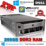 40 Core Dell Poweredge R910 4X E7-4860 2.26Ghz 256Gb-Ddr3 16X300Gb 2.5" 10K H700