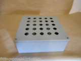 25 Hole Push Button Enclosure 15X14X6 Hinged Cover