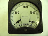47E0113 Kp-241 Westinghouse Ac Kilowatts Panel Meter
