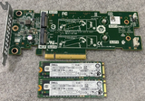 Dell 3Jt49 Dual M.2 6G Pci-E Boss Controller With 2 Dell Tc2Rp 240Gb Sata Ssd M.