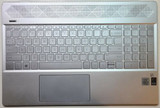 New - Hp 15-Cs 15-Cs3067St Laptop Palmrest W/Keyboard Touchpad L24752-001 Silver