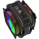 Heatsink Cpu Processor Gaming Cooler Led Rgb Coloured 4 11/16In 180W Tdp Intel