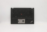 Lenovo Thinkpad T14S Keyboard Palmrest Top Cover Portuguese Black 5M10Z54280