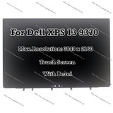 13.3" Dell Xps 13 9370 4K Uhd Lcd Led Display Touch Screen Digiziter Assembly