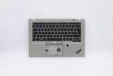 Lenovo Thinkpad T14S Keyboard Handrests Top Cover Uk Silver Backlighting-