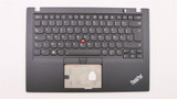 Lenovo Thinkpad T490S Keyboard Palmrest Top Cover French Black Backlit 02Hm211