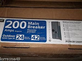 Murray 200-Amp 24-Space 42-Circuit Overhead Or Underground Ja24421200Sec New