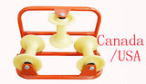 Wire Pay-Off Spool Reel Rolling Rack Holder Corner Type Cable Pulley Wheel Tool