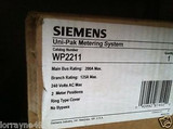 SIEMENS ELECTRIC 2 METER  125A/2P WP2211 METER BLOCK  METER