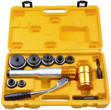 NEW 6 TON QUICK HYDRAULIC KNOCKOUT PUNCH 6 DIES DRAW STUDS TOOLS SET KIT