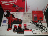 Milwaukee 2472-20 M12 600 Mcm Cable Cutter With 2 Batteries & Charger & Box