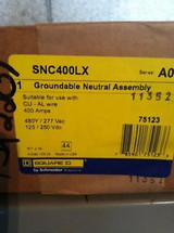 Square. D.  SNC400LX.  Groundable Neutral Assembly