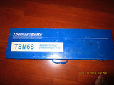 Thomas & Betts T&B TBM6S Manual Crimper (Compression)Tool w/12 Dies and Case