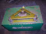 GREENLEE SEGMENT SWIVEL TOP BENDER 772 WITH STORAGE CABINET 1531 31 X 18 X 15