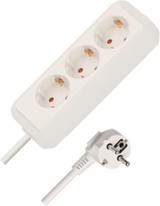 Burning Chair Eco-Line Socket Strip 1158610015 - 3-Way, Multiple Socket-