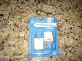 2 Pcs 3-Outlet Polarized Tap-Ul Listed-Fits Large Plugs-Indoor Use