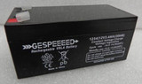 New 12 Volt 3.4Ah / 20 Hour Battery F2 Terminals For Scooters Wheelchairs Ups