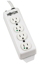 Tripp Lite Safe-It Power Strip Hospital Medical Antimicrobial 120V 5-15R-Hg 4