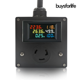 Buysforlife Power Meter Drok Nema Complete Build With Cable Plug 240V Mining