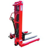 Dayton 4Vme8 Adj Base Hydraulic Stacker, Load Cap. 2000 Lb.
