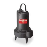 Dayton 3Bb96 3 Hp 3" Manual Submersible Sewage Pump 460V
