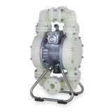 Dayton 3Hjw5 Double Diaphragm Pump, Polypropylene, Air Operated, Santoprene