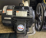 GRAINGER DAYTON 5hp 5N777A INVERTER MOTOR & 4RF87 AC INVERTER W/SWITCHPANEL