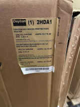 Dayton 2HDA1 208/240VAC 6,398/8,530 BtuH 150/130 CFM Electric Plenum Heater