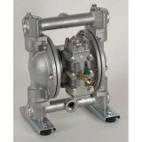 Dayton 22A592 Double Diaphragm Pump, Aluminum, Air Operated, Buna N, 32 Gpm
