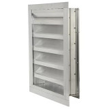 Dayton 20Ua10 Intake Louver, Fixed,  Drainable, 36H X 24W
