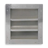 DAYTON 2FTV4 Louver,Adj w/ 28 to 46 In,Aluminum 2FTV4