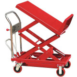 Dayton 33W290 Scissor Lift Table, 600 Lb. Cap, 24"W, 36"L