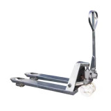 Dayton 2Tur4 Pallet Jack, Galvanized, Nylon Rollers