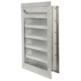 DAYTON 20UA13 Intake Louver,Fixed, Drainable,36H x 36W 20UA13