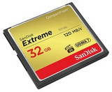 Sandisk 32gb Extreme Compact Flash Cf 120mb/s 60mb/s - SDCFXS-032G-A46