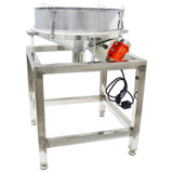 New Electric Sieve Vibrating Screen Stainless Shaker Sifter w/40&100Mesh